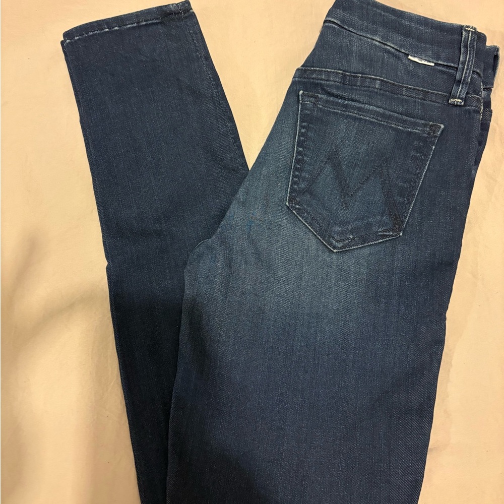 MOTHER Indigo Skinny Jeans